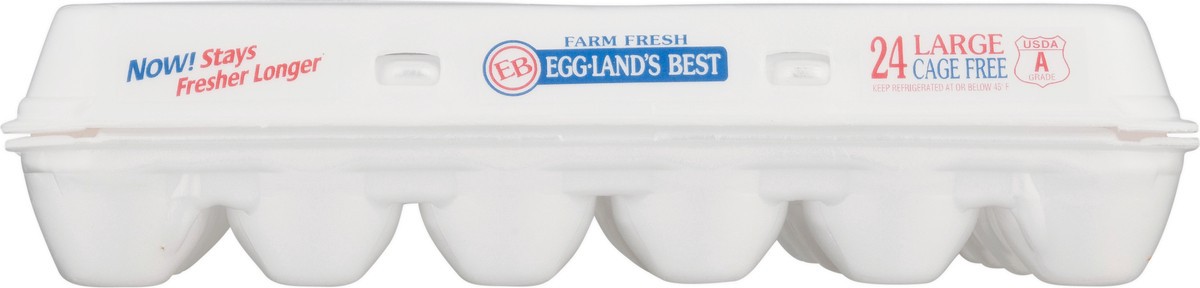 slide 6 of 9, Eggland's Best Cage Free Large White Eggs, 24 Count, 2 doz