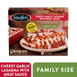 Stouffer's Family Size Cheesy Garlic Lasagna With Meat Sauce