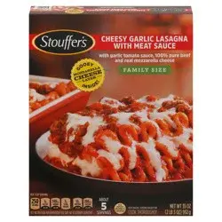 Stouffer's Family Size Cheesy Garlic Lasagna with Meat Sauce Frozen Meal