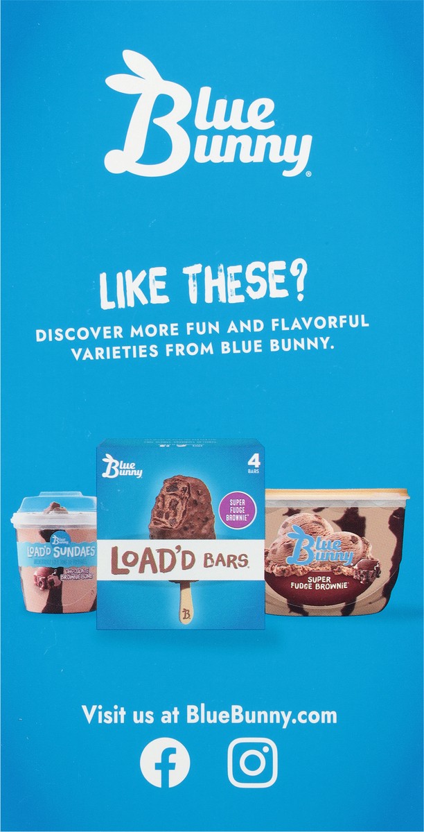 slide 8 of 9, Blue Bunny Chocolate Lovers Sandwich, 38.25 fl oz