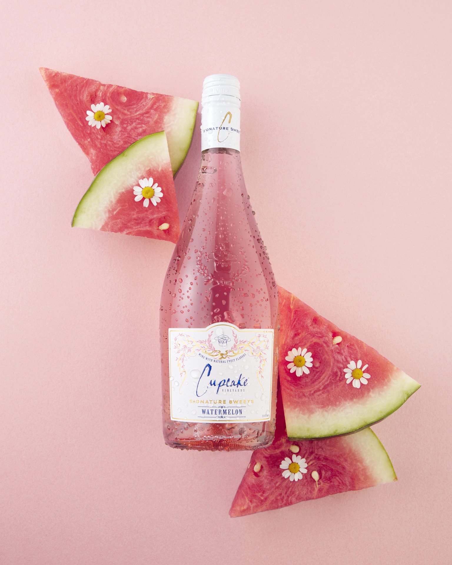 slide 5 of 5, Cupcake Vineyards Signature Sweets Watermelon Moscato Wine, 750 ml