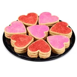 Kimberley's Bakeshoppe Kimberleys Val Heart Sugar Cookie Platter