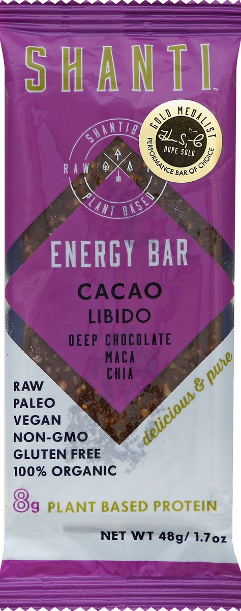 slide 4 of 5, Shanti Energy Bar 1.7 oz, 1.7 oz