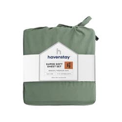 Havenstay Sheets, Twin/Twin XL, Green