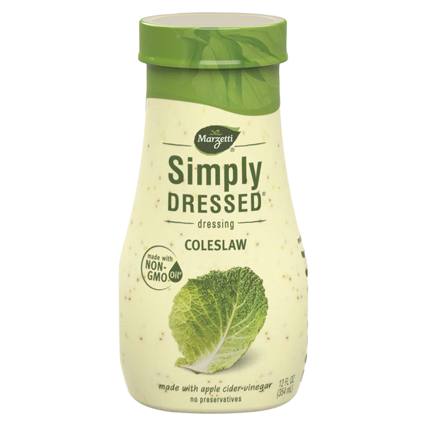 slide 1 of 1, Marzetti Simply Dressed Coleslaw Dressing, 12 oz