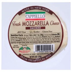 Cappiello Smoked Fresh Mozzarella Cheese 8 oz