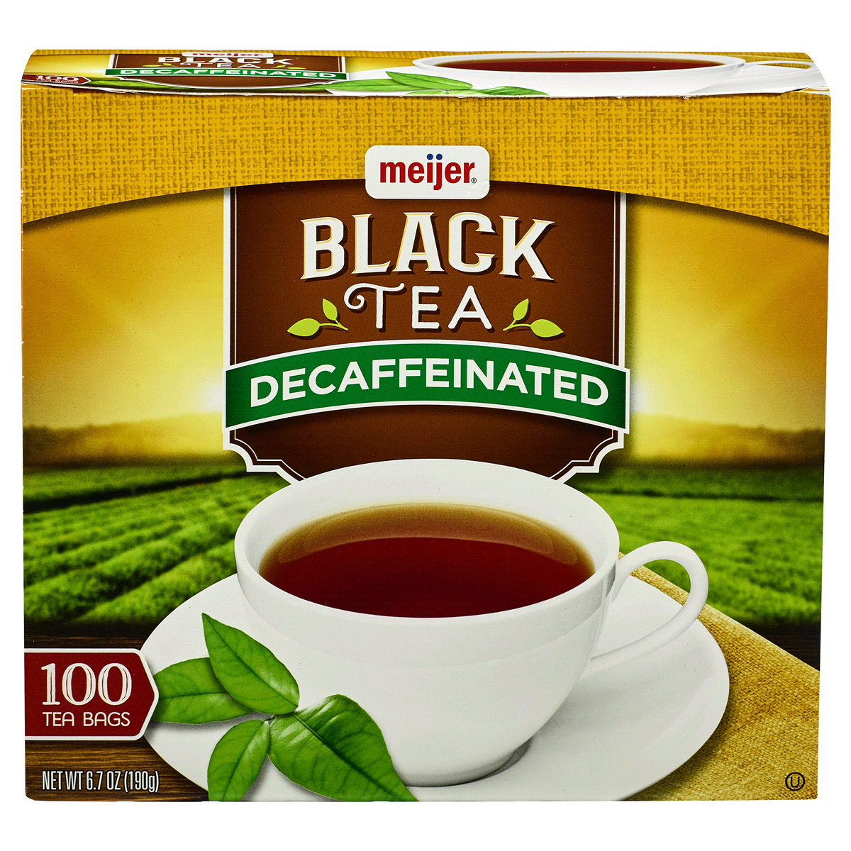 slide 1 of 3, Meijer Decaffeinated Black Tea, 100 ct