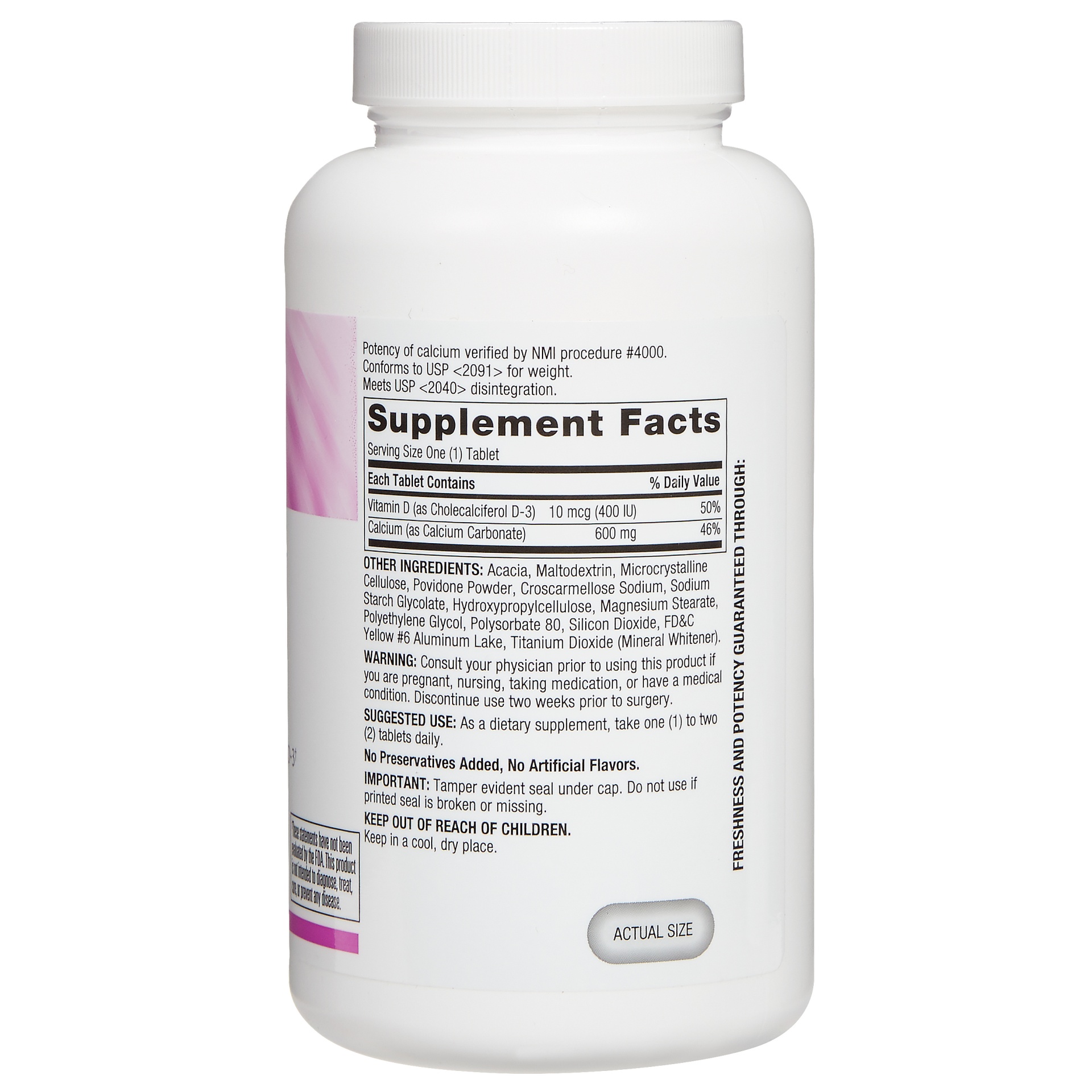 Rite Aid Calcium 600 Plus Vitamin D3 Tablets 225 ct Shipt