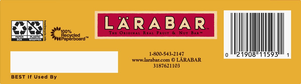 slide 8 of 9, LÄRABAR Banana Chocolate Chip Bars, Vegan, Gluten Free, 8 ct, 12.8 oz, 8 ct; 1.6 oz