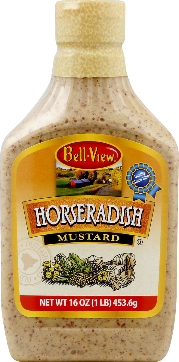 slide 9 of 10, Bell-View Horseradish Mustard 16 oz, 16 oz