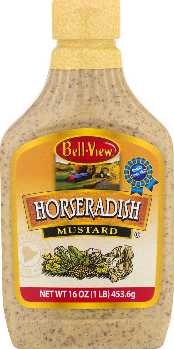 slide 1 of 10, Bell-View Horseradish Mustard 16 oz, 16 oz