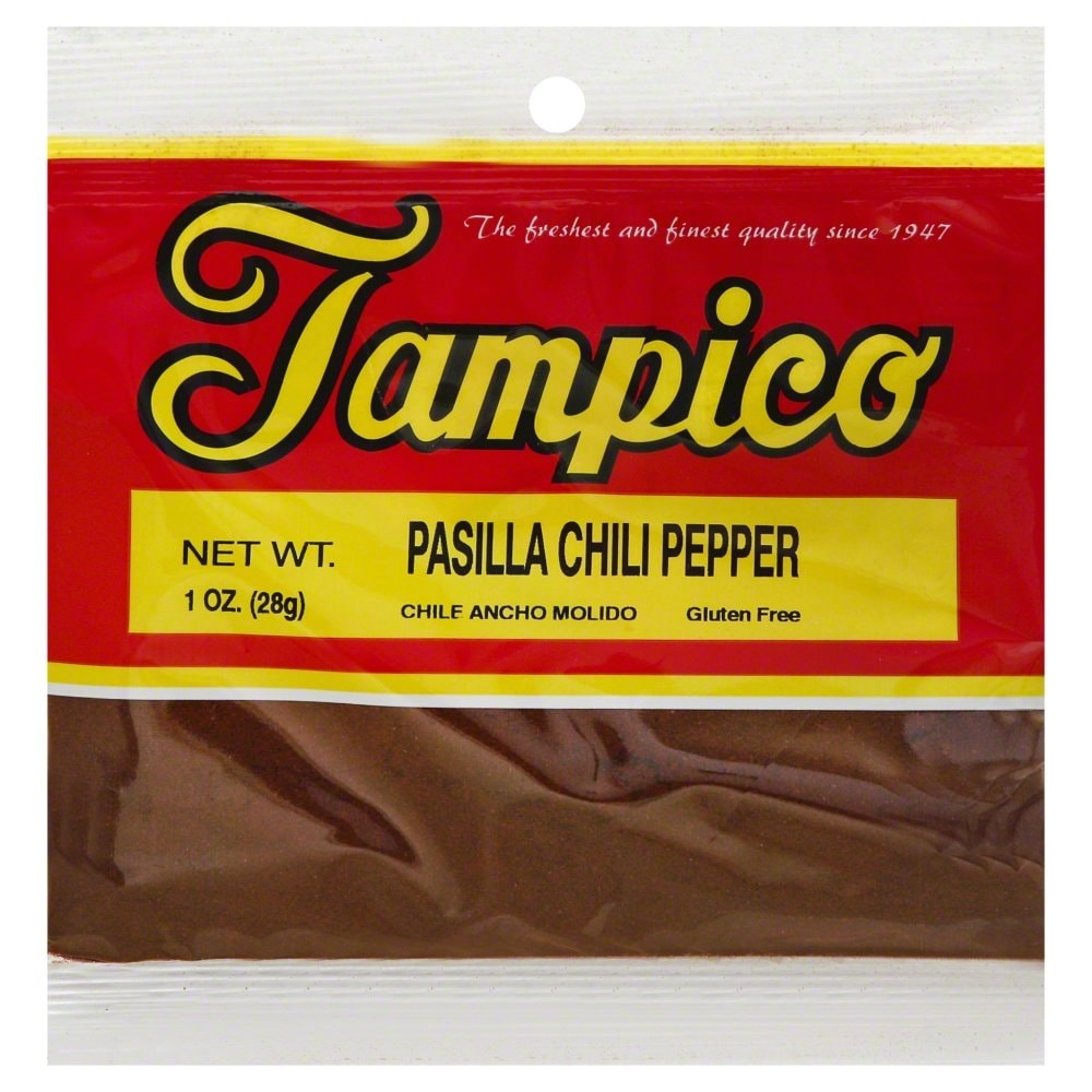 slide 1 of 1, Tampico Pasilla Chili Pepper, 1 oz