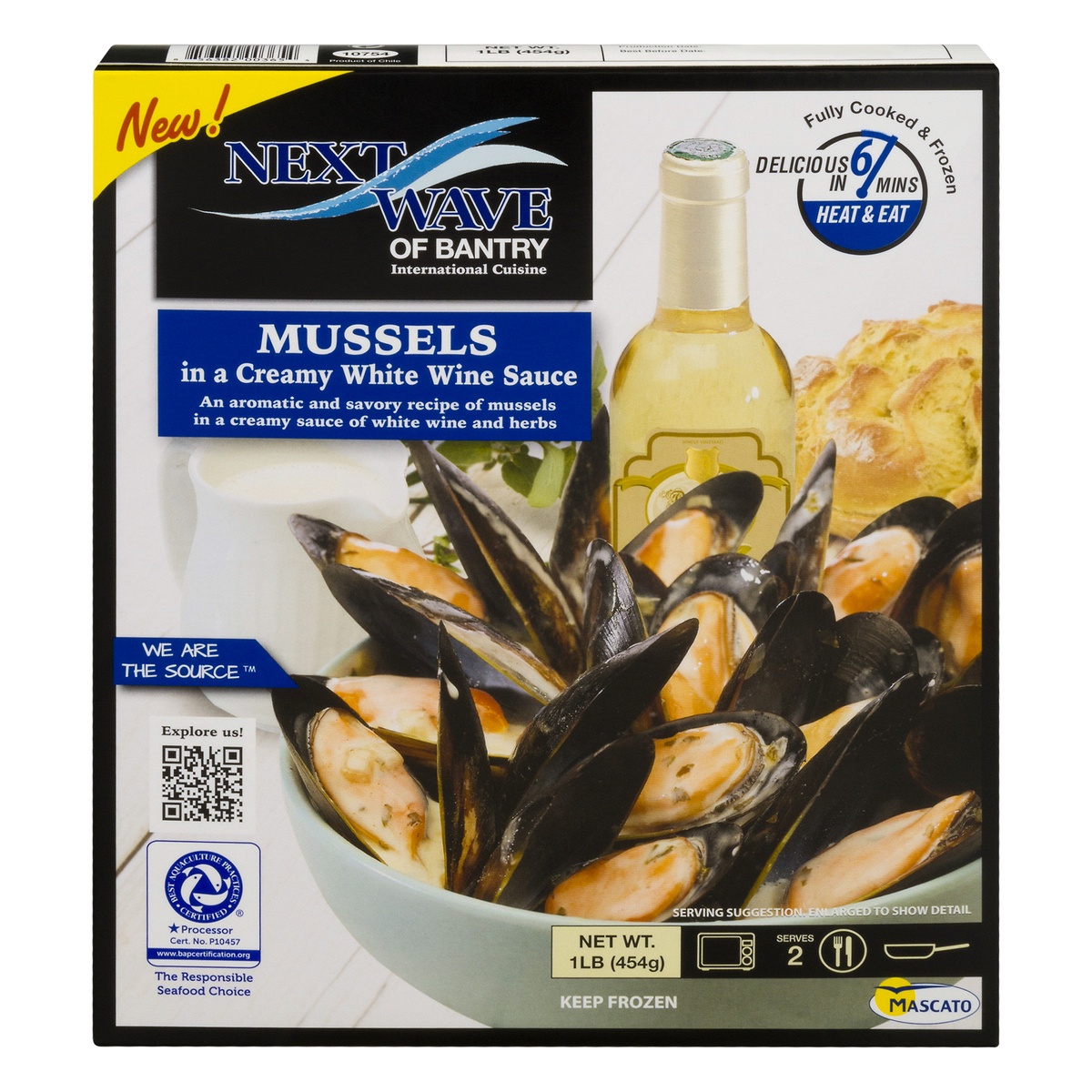 slide 1 of 1, Bantry Bay Mussels In Seasoned White Wine Sauce, 