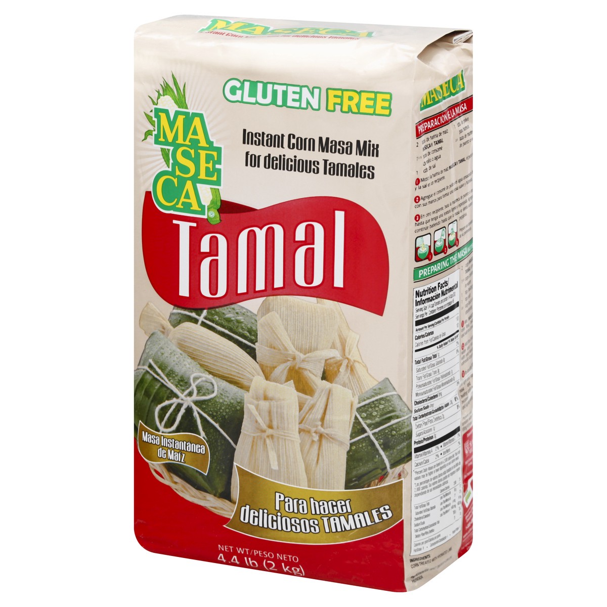 slide 5 of 9, Maseca MASECA Tamal Instant Corn Masa Flour 4 Lb Bag, 4.4 lb