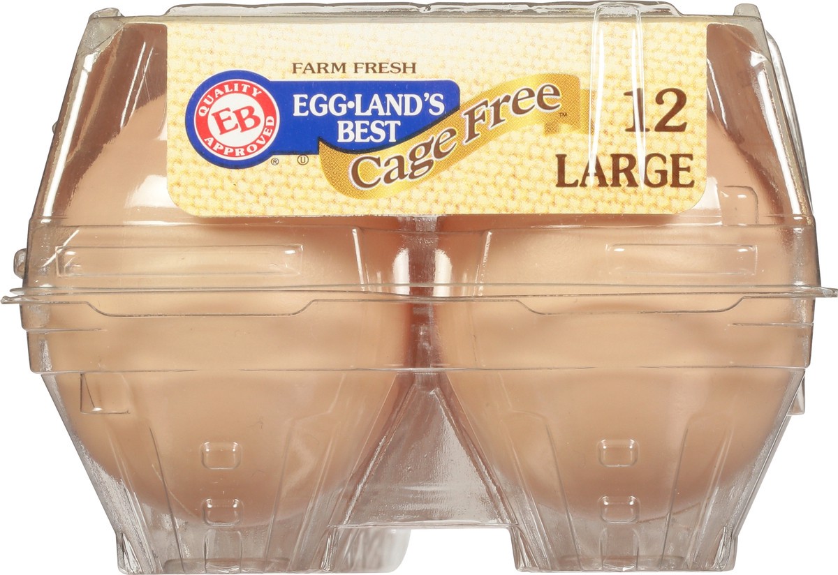 slide 8 of 9, Eggland's Best Cage Free Large Brown Eggs, 1 doz