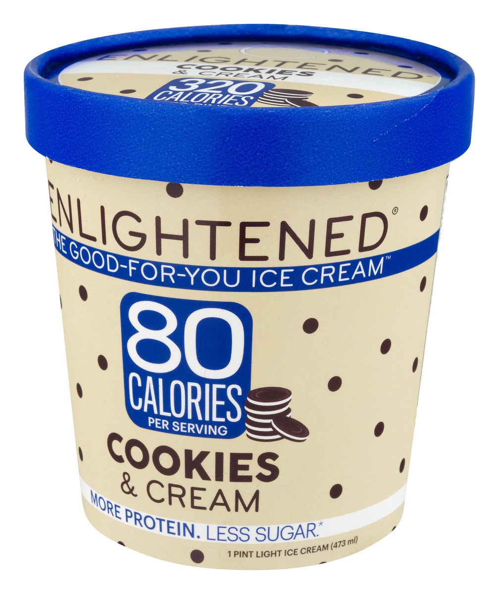 slide 7 of 11, Enlightened Cookies & Cream Ice Cream , 1 pint