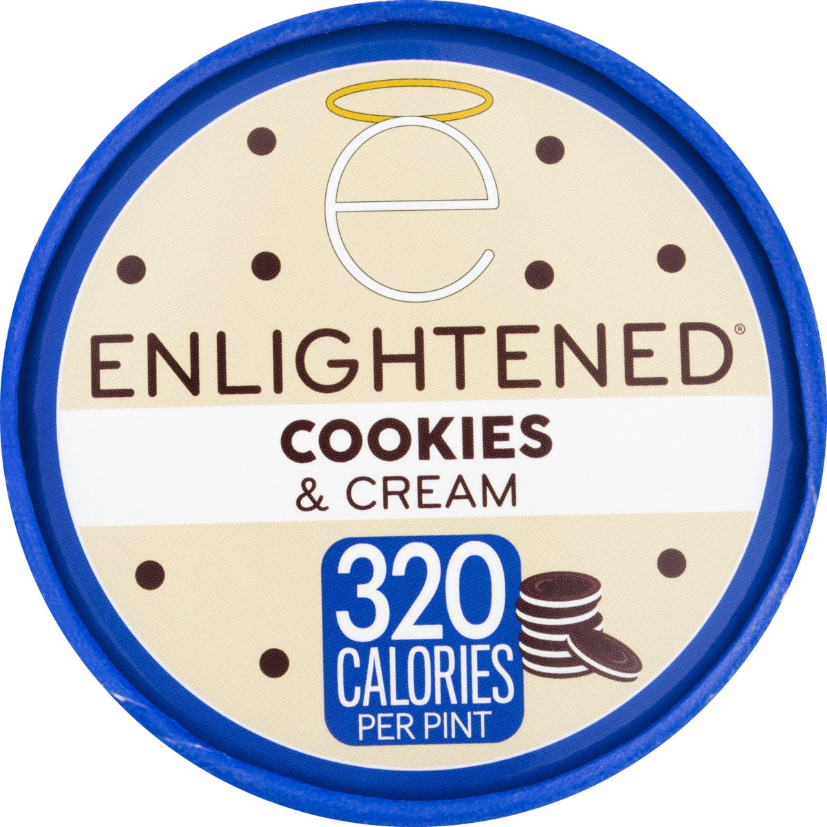 slide 2 of 11, Enlightened Cookies & Cream Ice Cream , 1 pint