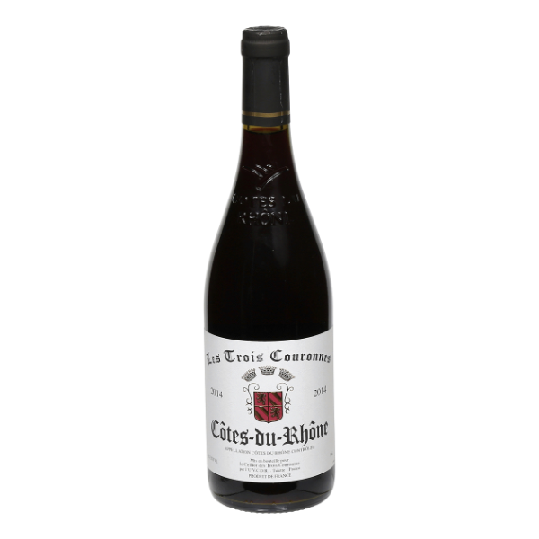 slide 1 of 2, Les Trois Couronnes Les Trois Couronner Cote Du Rhone Wine, 750 ml