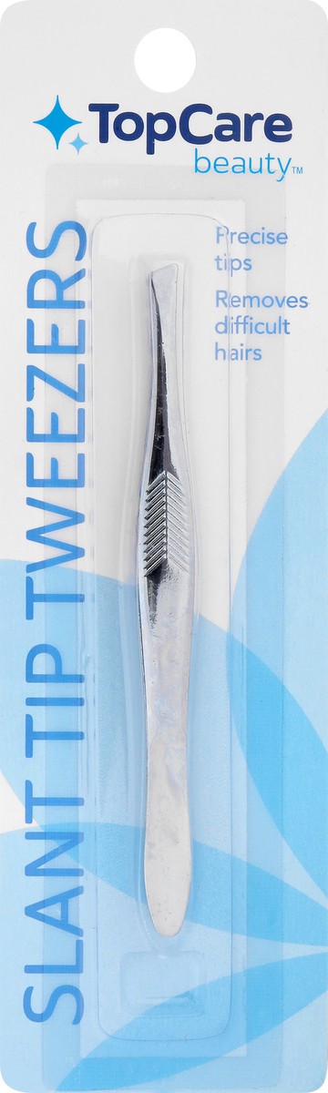 slide 6 of 12, Topcare Tweezers Slant Tip, 1 ct