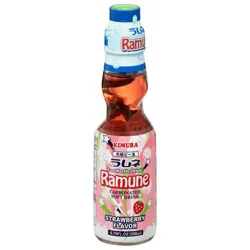 Kimura Strawberry Flavor Ramune 6.76 fl oz