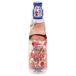 Kimura Ganso Strawberry Ramune Drink