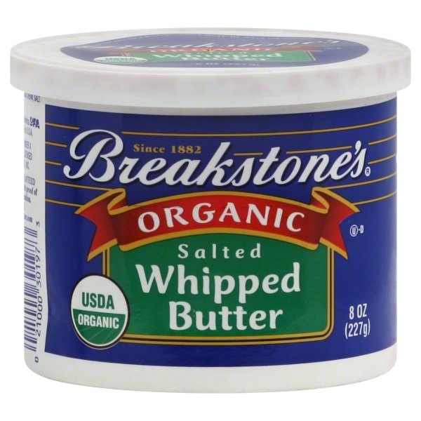 slide 1 of 1, Breakstone's Organic Salted Whipped Butter, 8 oz