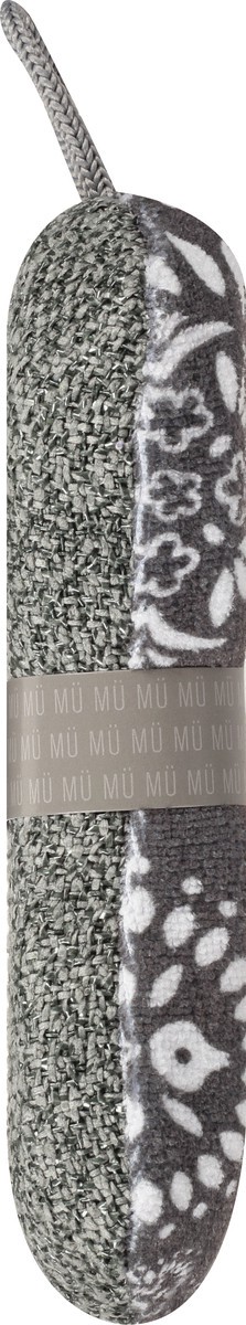 slide 8 of 9, MUkitchen Medallion Gray Double-Duty Scrub Sponge 1 ea, 1 ct