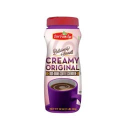 Our Family Creamy Original Non-Dairy Coffee Creamer - 16 oz