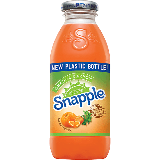 slide 1 of 1, Snapple Orange Carrot - 16 oz, 16 oz