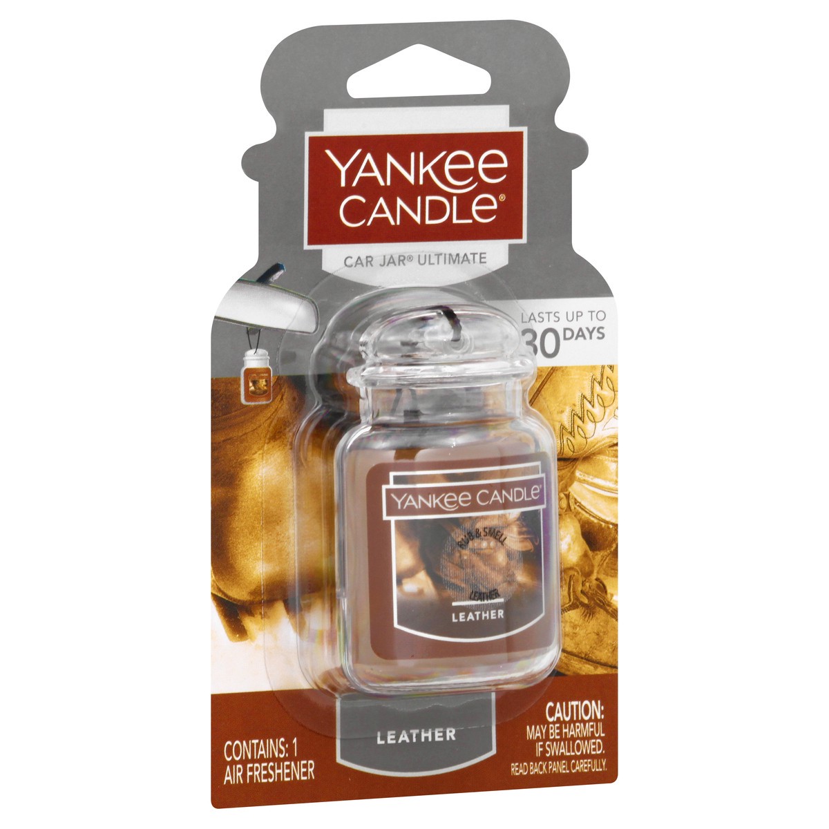 slide 2 of 9, Yankee Candle Car Jar Ultimate Leather, 1 ct