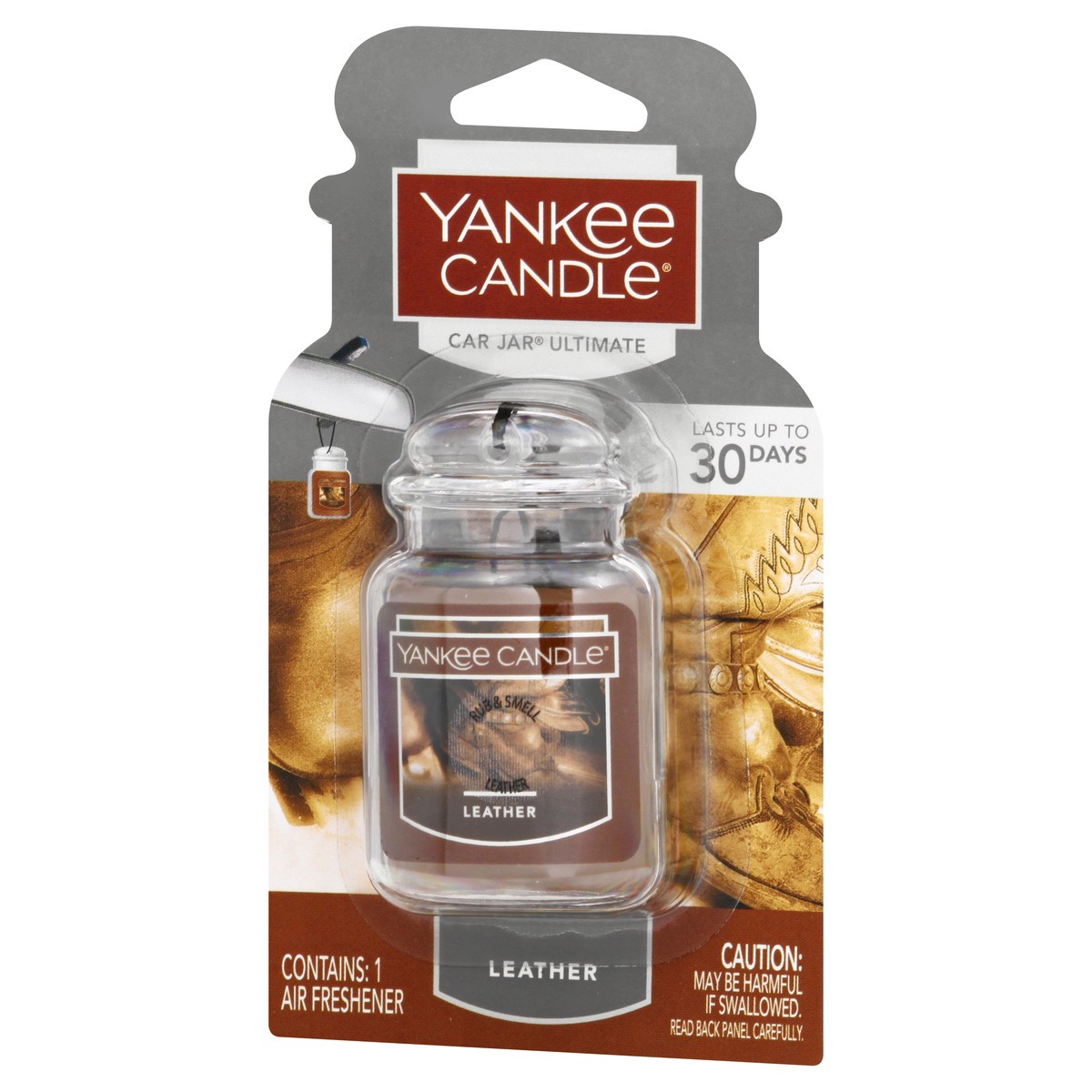 slide 3 of 9, Yankee Candle Car Jar Ultimate Leather, 1 ct