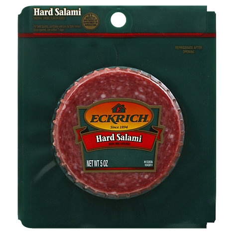 slide 1 of 1, Eckrich Hard Salami, 5 oz