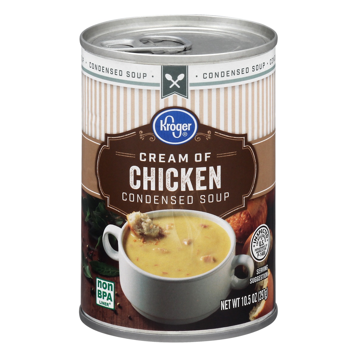 slide 1 of 11, Kroger Cream of Chicken Condensed Soup, 10.5 oz
