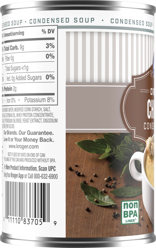 slide 4 of 4, Kroger Cream of Chicken Condensed Soup, 10.5 oz