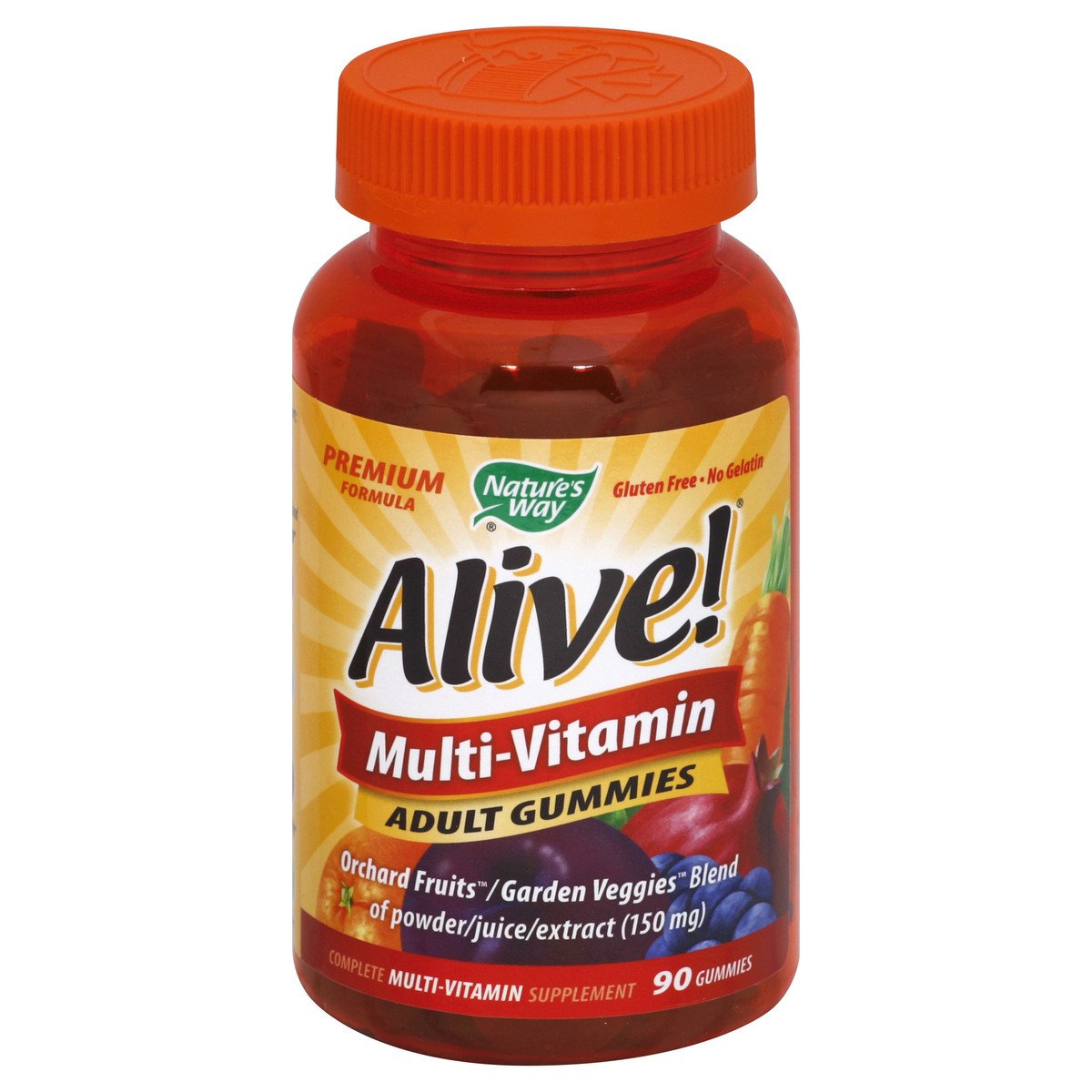 slide 3 of 3, Nature's Way Alive! Premium Adult Gummy Multivitamin, 90 ct