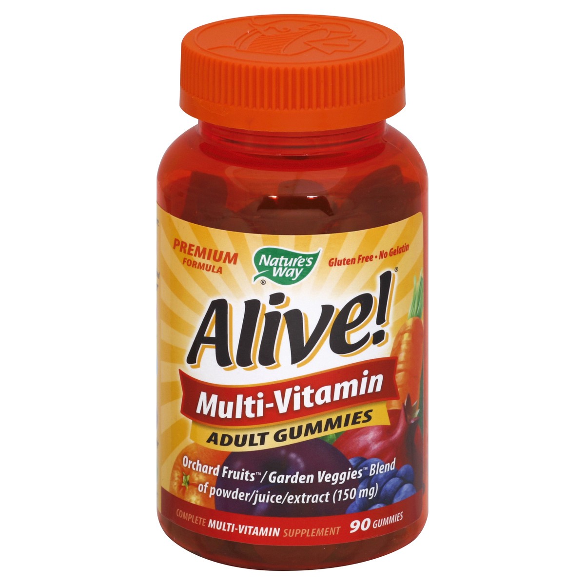 slide 2 of 3, Nature's Way Alive! Premium Adult Gummy Multivitamin, 90 ct