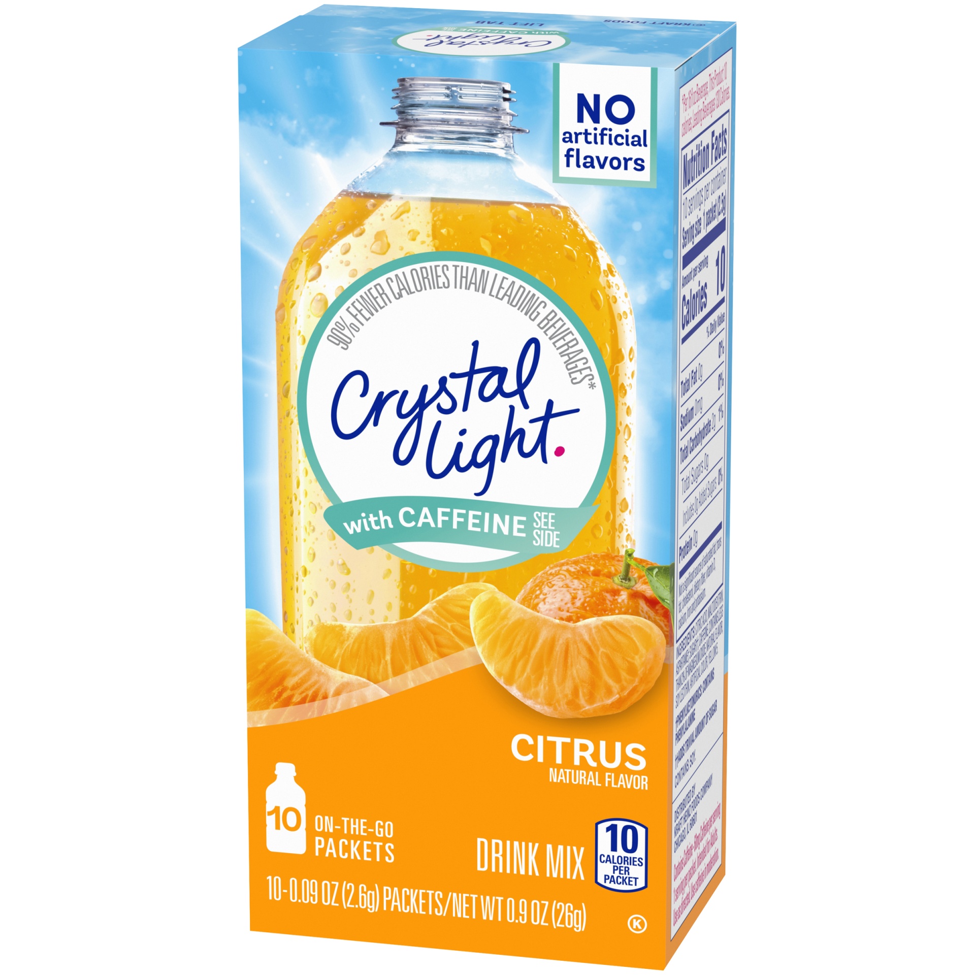 Crystal Light Citrus Naturally Flavored Powdered Drink Mix with