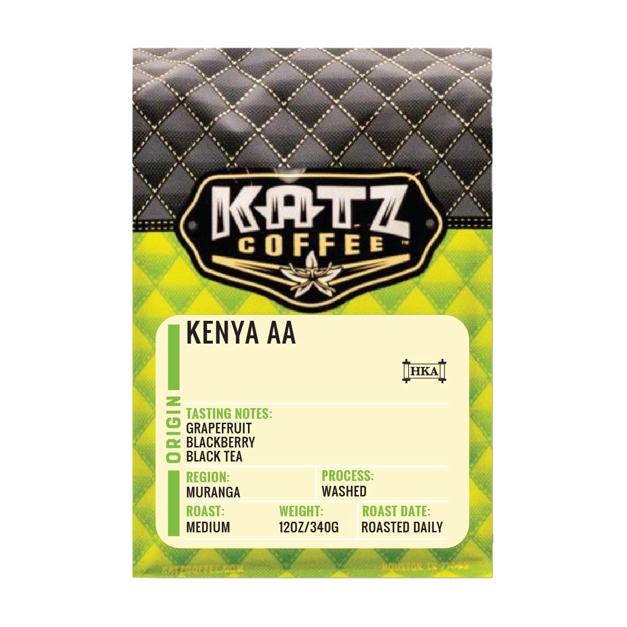 slide 1 of 1, Katz Coff Kenya Aa Whl Bn, 1 ct