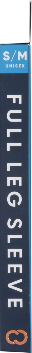 slide 4 of 9, Copper Compression Unisex Full Leg Sleeve S/M 1 ea, 1 ct