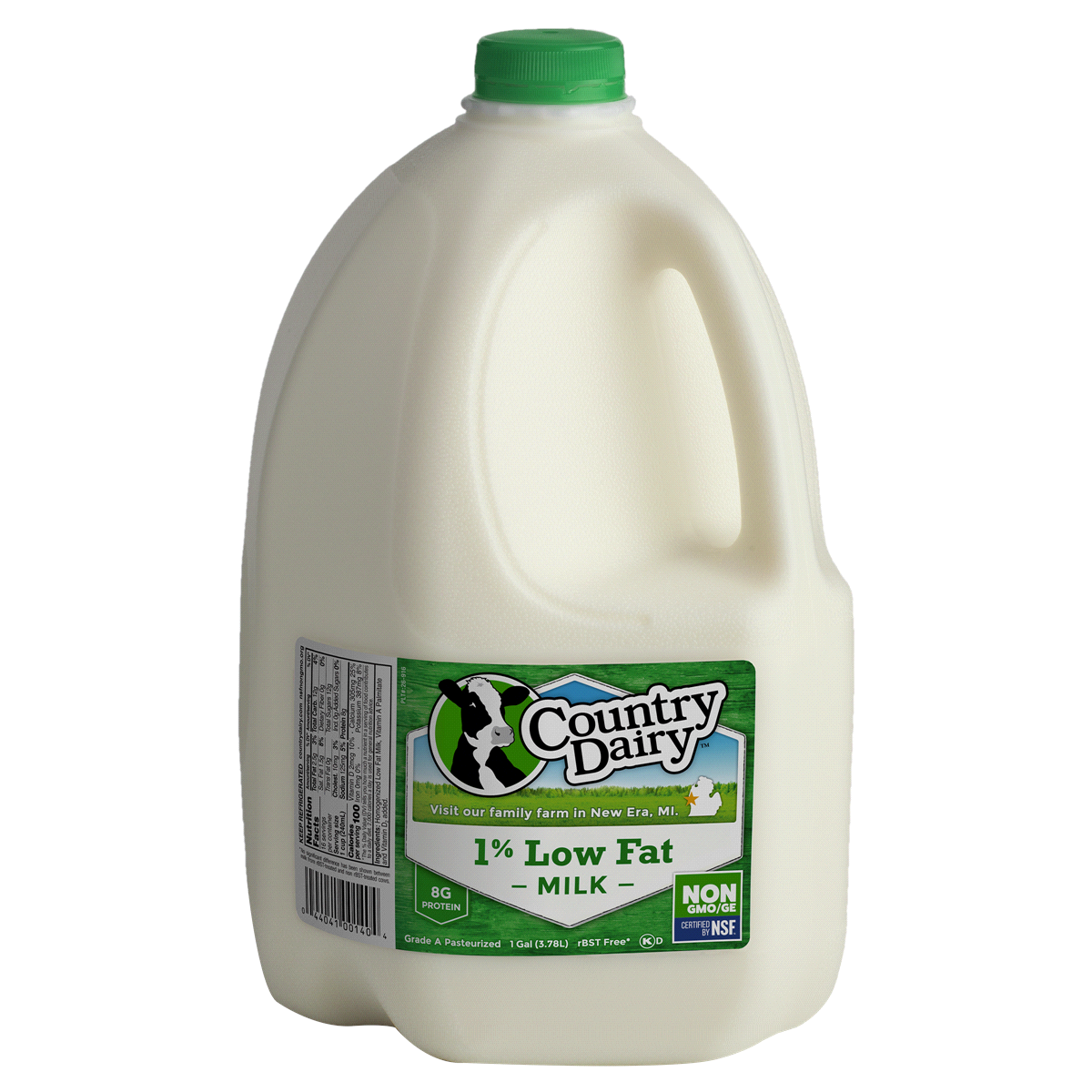 slide 1 of 5, Country Dairy 1% Low Fat Milk, 1 gal