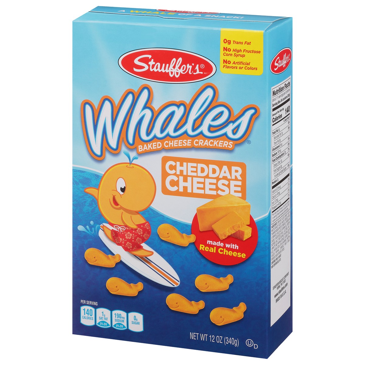 slide 8 of 9, Stauffer's Baked Cheese Crackers, 12 oz