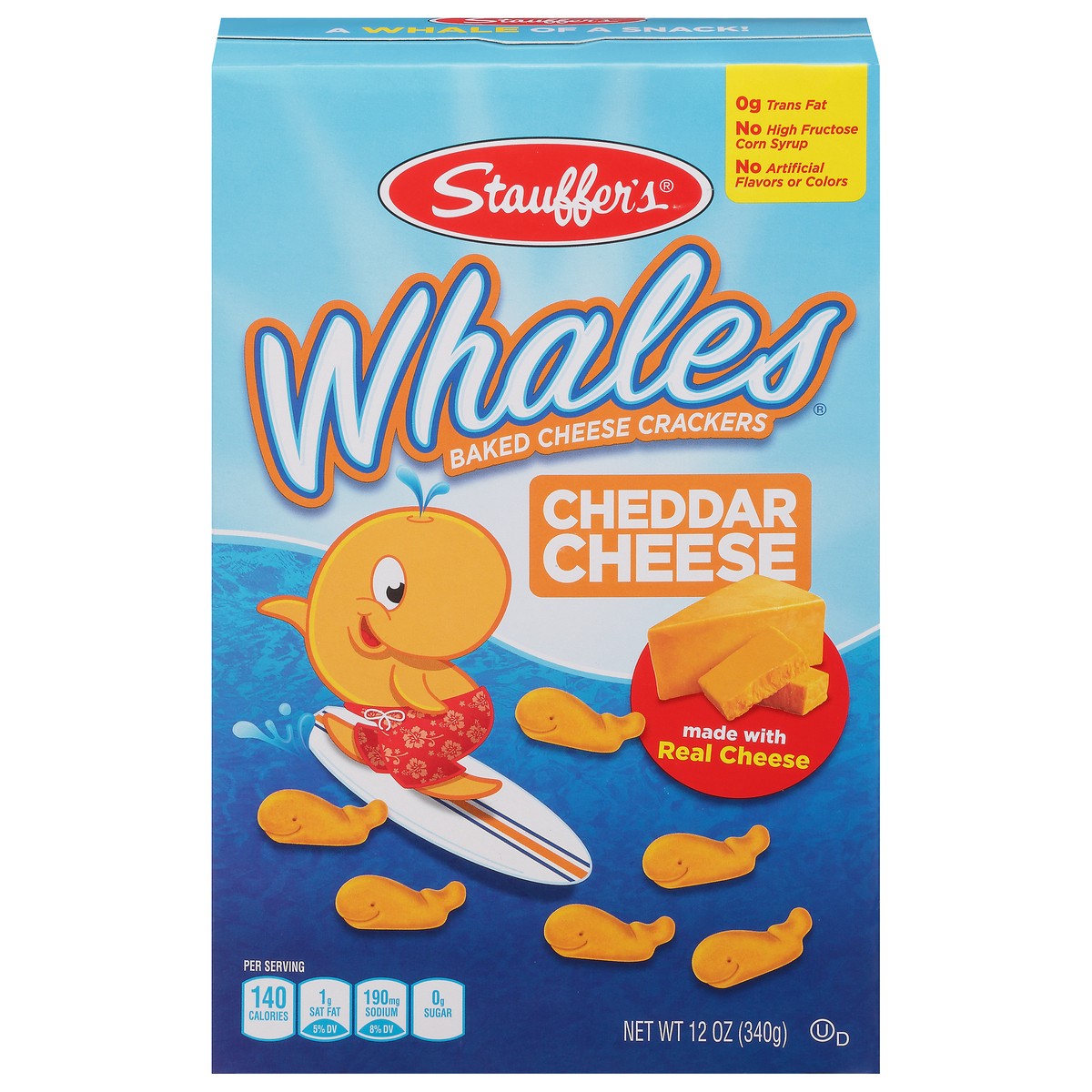 slide 1 of 9, Stauffer's Baked Cheese Crackers, 12 oz