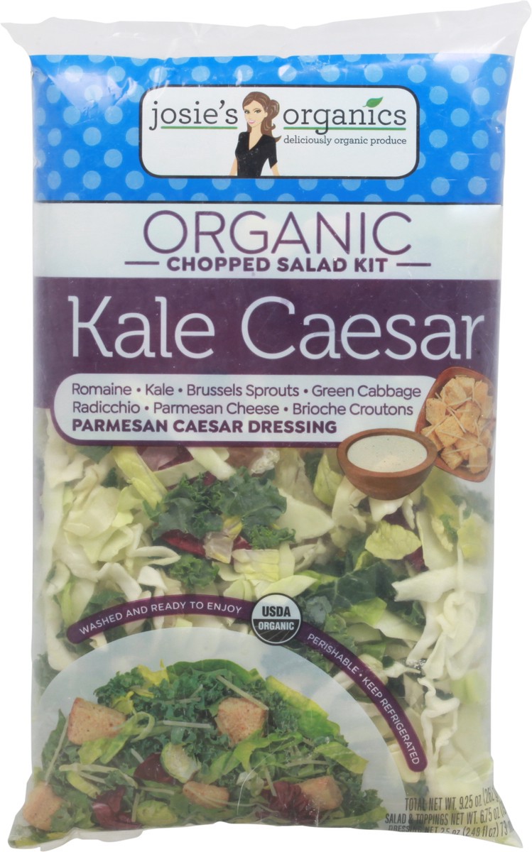 slide 11 of 13, Josie's Organics Organic Kale Caesar Chopped Salad Kit 1 ea, 1 ea