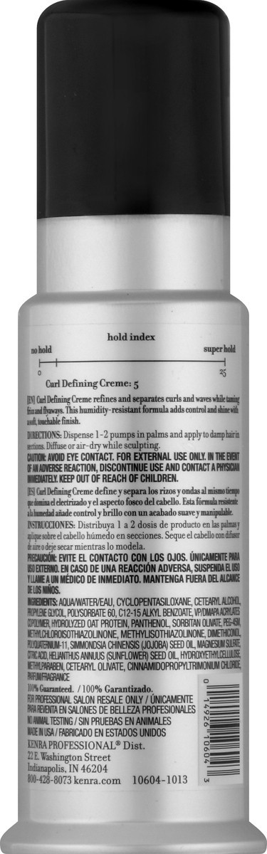 slide 7 of 9, Kenra 5 Curl Defining Creme 100 ml, 100 ml