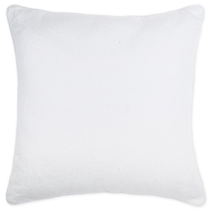 slide 1 of 1, Wamsutta Kenton Square Throw Pillow - Ivory, 1 ct