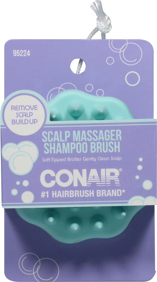 slide 2 of 9, Conair Scalp Massager Shampoo Brush, 1 ct