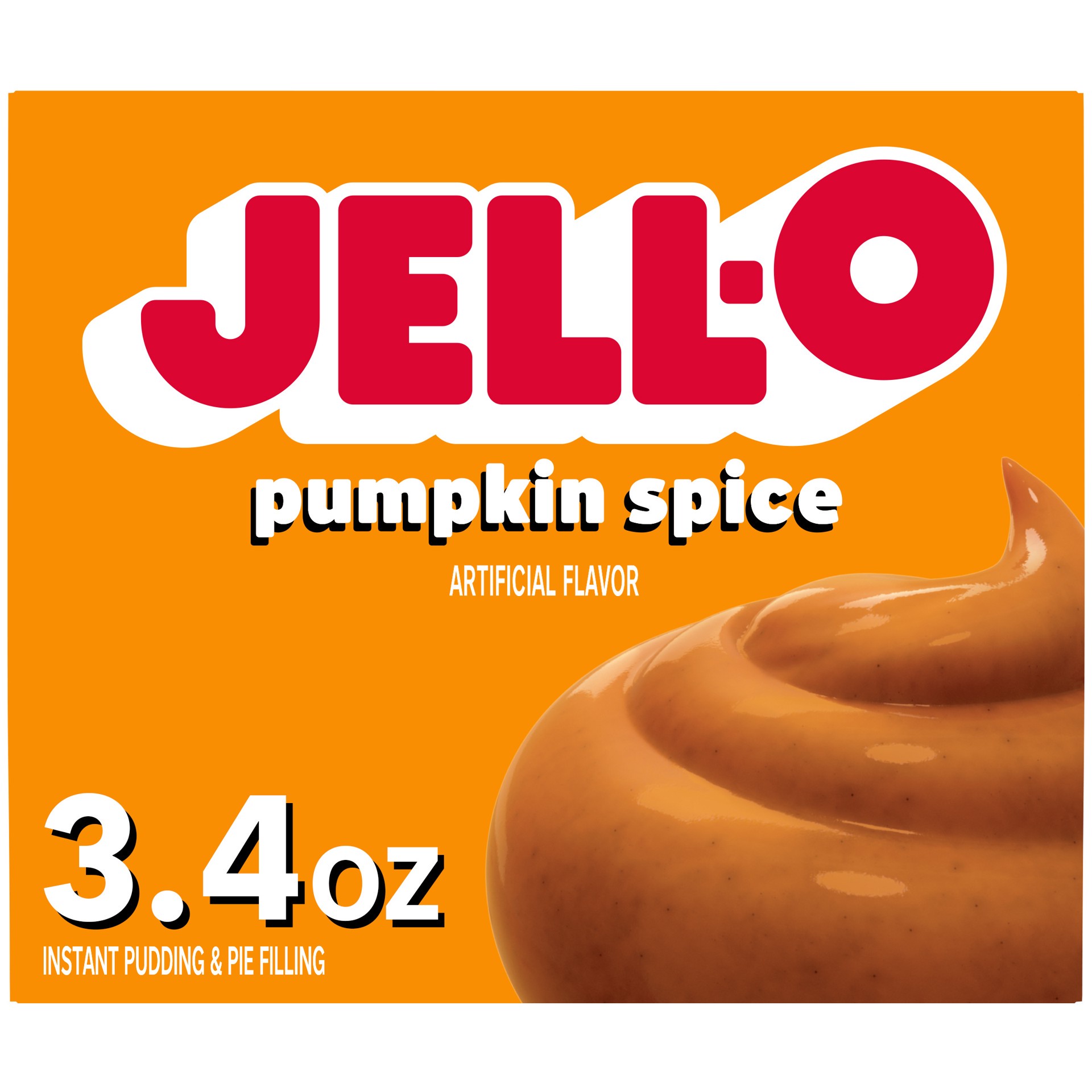 slide 1 of 5, Jell-O Pumpkin Spice Artificially Flavored Instant Pudding & Pie Filling Mix, 3.4 oz Box, 3.4 oz