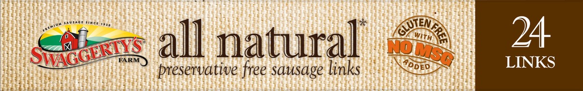 slide 4 of 11, Swaggerty's Farm All Natural Sausage Links Mild, 24 oz