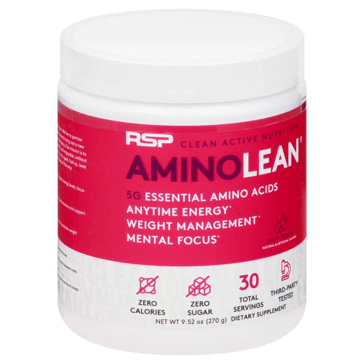 slide 5 of 9, Rsp Fruit Punch AminoLean 9.15 oz, 9.15 oz