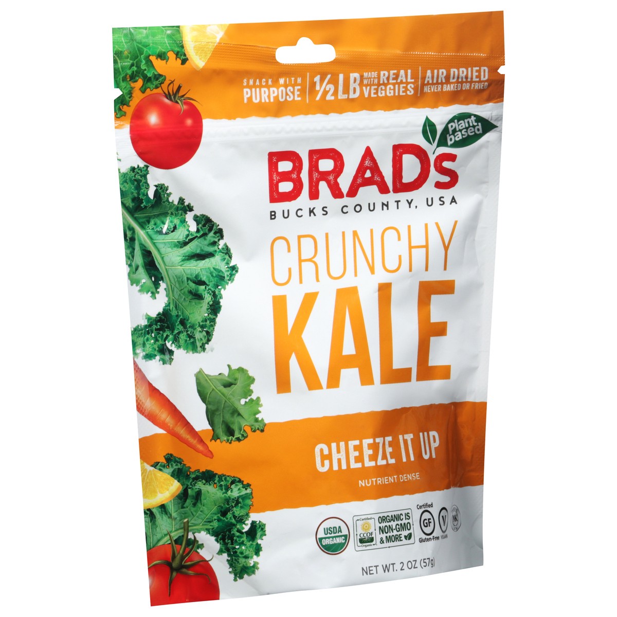 slide 2 of 9, Brad's Brads Org Kale Cheez U Up, 2 oz